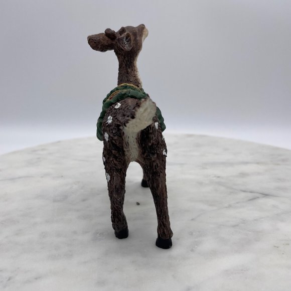 Grandeur Noel Reindeer Christmas Resin from Two Santas Fabric Mache set - Picture 4 of 13